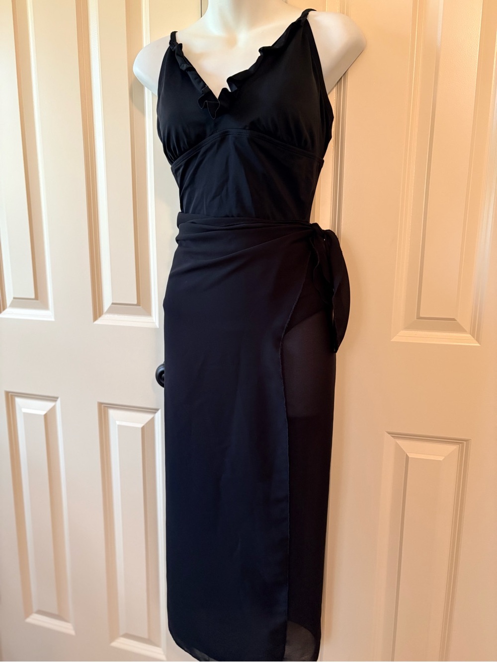 2pc swimsuit and wrap bundle, size 14, summer ready!